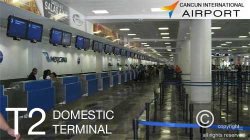 Aeropuerto de Cancun - Terminal Nacional e Internacional